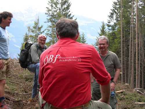 Einer der Partner bei der Projektwoche im Hochgebirgs Naturpark Zillertaler Alpen.